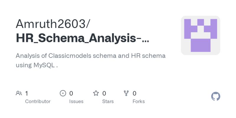 Github Ekhaled Schema Parser Mysql Parses Mysql Table Schema For A - Professional Abstract Texture - Retina