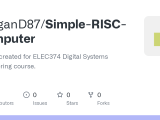 Github Keegand87 Simple Risc Computer Project Created For Elec374
