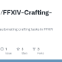 GitHub - Kintoun/FFXIV-Crafting-Helper: AHK Script For Automating Crafting Tasks In FFXIV
