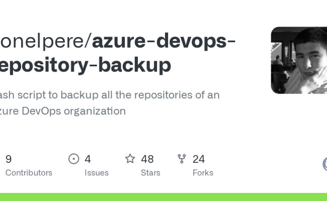 GitHub - Lionelpere/azure-devops-repository-backup: Bash Script To ...