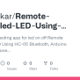 GitHub - RaviBorkar/Remote-Controlled-LED-Using-HC-05-Bluetooth-Arduino ...