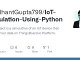 Github Siddhantgupta799 Iot Simulation Using Python This Project Is