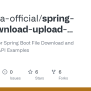 GitHub - Codejava-official/spring-file-download-upload-apis: Project ...