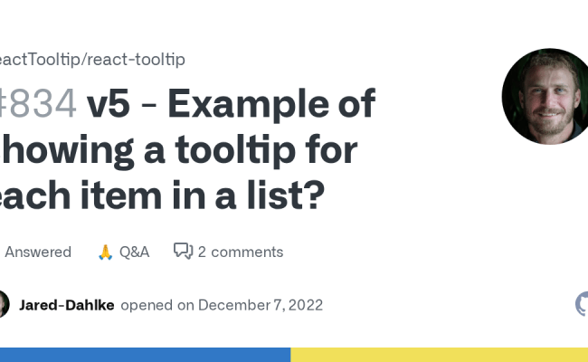 V5 - Example Of Showing A Tooltip For Each Item In A List ...