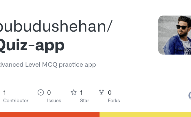 GitHub - Pubudushehan/Quiz-app: Advanced Level MCQ Practice App