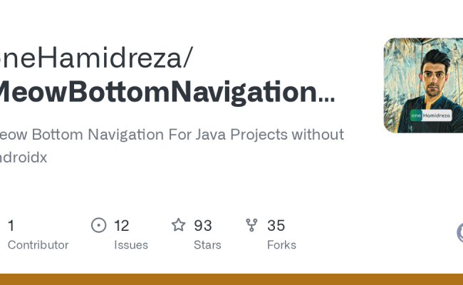 GitHub - OneHamidreza/MeowBottomNavigationJava: Meow Bottom Navigation ...