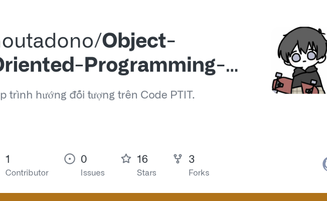 GitHub - Houtadono/Object-Oriented-Programming-Java: Lập Trình Hướng ...