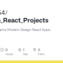 GitHub - Paudel54/Modern_React_Projects: This Repo Contains Modern ...