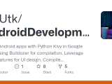 Github Gitutk Androiddevelopment Create Android Apps With Python
