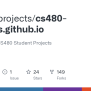 Cs480-projects.github.io/index.html At Master · Cs480-projects/cs480-projects.github.io · GitHub