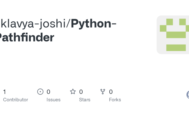 GitHub - Eklavya-joshi/Python-Pathfinder