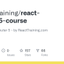 GitHub - ReactTraining/react-router-5-course: Learn React Router 5 - By ...