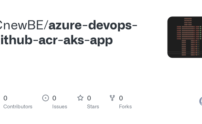 GitHub - CnewBE/azure-devops-github-acr-aks-app