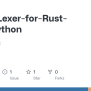 GitHub - DvLeu/Lexer-for-Rust-with-Python: Lexer Para Rust
