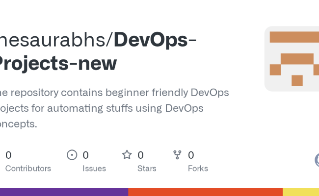 GitHub - Thesaurabhs/DevOps-Projects-new: The Repository Contains ...