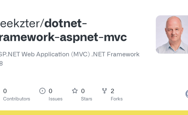 GitHub - Geekzter/dotnet-framework-aspnet-mvc: ASP.NET Web Application ...