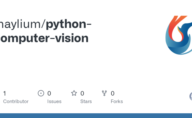 GitHub - Jhaylium/python-computer-vision