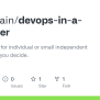 GitHub - Aocs-main/devops-in-a-container: Devops Helper For Individual ...