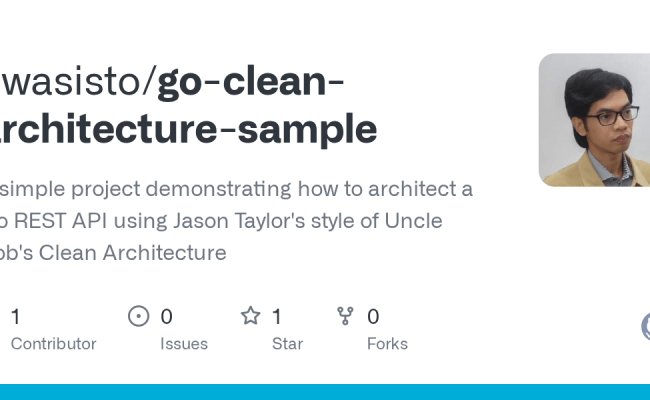 GitHub - Awasisto/go-clean-architecture-sample: A Simple Project ...