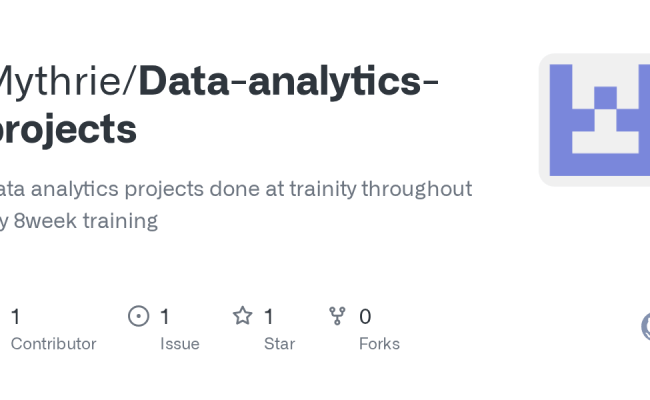 GitHub - Mythrie/Data-analytics-projects: Data Analytics Projects Done ...