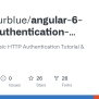 GitHub - Cornflourblue/angular-6-basic-authentication-example: Angular ...