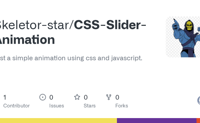 GitHub - Skeletor-star/CSS-Slider-Animation: Just A Simple Animation ...
