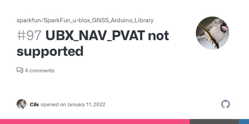 Ubx Nav Pvat Not Supported Issue 97 Sparkfun Sparkfun U Blox Gnss Arduino Library Github - Elegant Retina Landscape Images | Free Download
