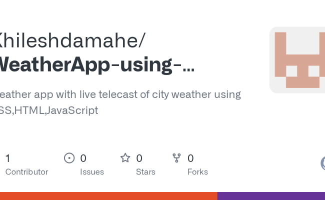 GitHub - Khileshdamahe/WeatherApp-using-HTML-CSS-JavaScript: Weather ...