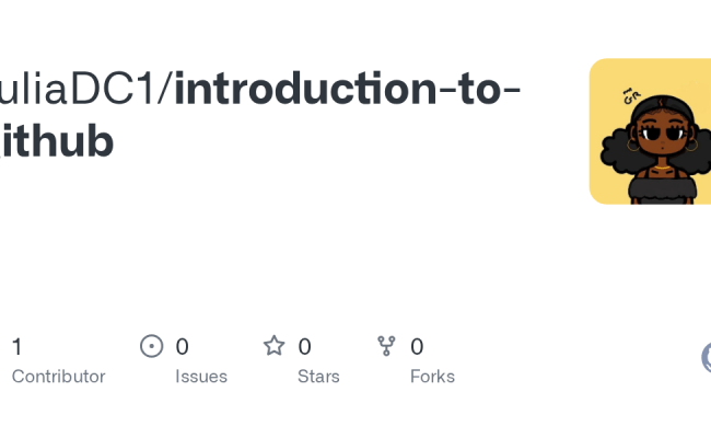 GitHub - JuliaDC1/introduction-to-github