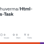 GitHub - Suryanshuverma/Html-and-Css-Task