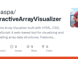 Github D Gaspa Interactivearrayvisualizer Interactive Array