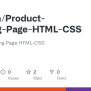 GitHub - Elcieren/Product-Landing-Page-HTML-CSS: Product Landing Page ...