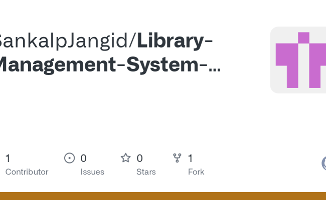 GitHub - SankalpJangid/Library-Management-System-Android-App