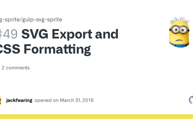 SVG Export And CSS Formatting · Issue #49 · Svg-sprite/gulp-svg-sprite · GitHub