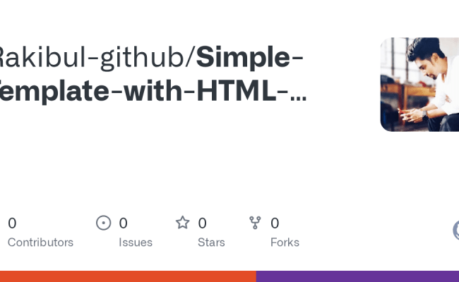 GitHub - Rakibul-github/Simple-Template-with-HTML-CSS