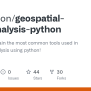 GitHub - Iamtekson/geospatial-data-analysis-python: This Repo Contain ...