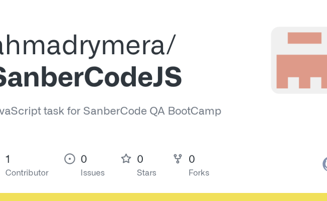 GitHub - Ahmadrymera/SanberCodeJS: JavaScript Task For SanberCode QA ...