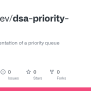 GitHub - Jonjondev/dsa-priority-queue: A C++ Implementation Of A Priority Queue