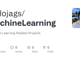 Github Hellojags Machinelearning Machine Learning Related Projects