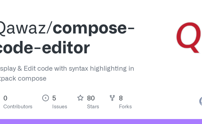 GitHub - Qawaz/compose-code-editor: Display & Edit Code With Syntax ...