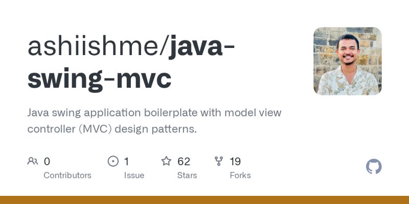 Github Ghassenbenjannet Java Swing Mvc Master - Premium Dark Design Gallery - Mobile