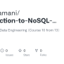 GitHub - Andreiramani/Introduction-to-NoSQL-Databases: Coursera IBM ...