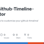 GitHub - BjrInt/Github-Timeline-Generator: A Web Interface To Customize ...