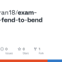GitHub - Tejacharan18/exam-project-fend-to-bend