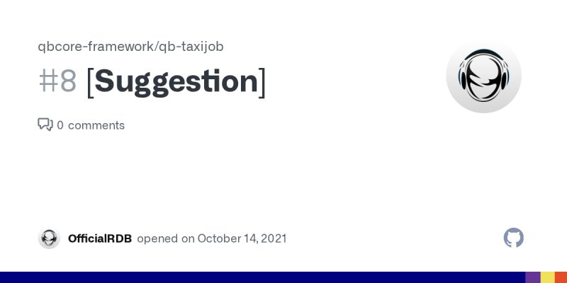 Suggestion Issue 8 Qbcore Framework Qb Taxijob Github - Premium Sunset Pattern Gallery - 4K