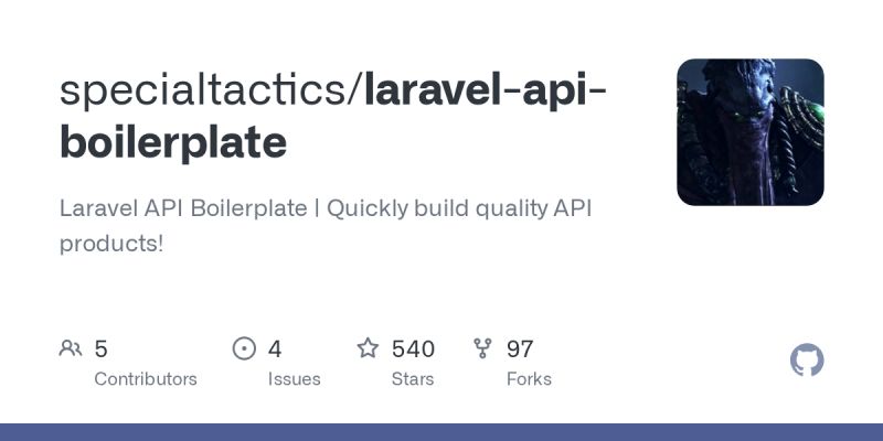 Github Pktharindu Laravel Api Boilerplate Passport An Api - Dark Image Collection - Retina Quality