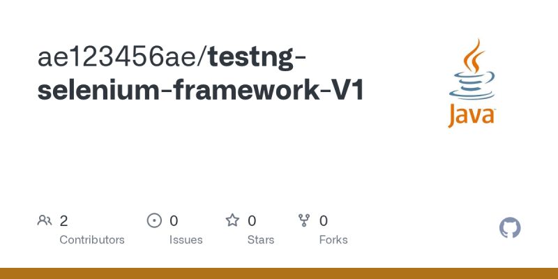 Github Zodgevaibhav Selenium Framework Java Selenium Java Extent Report Testng Data - Best Mountain Illustrations in Desktop