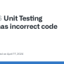 Unit Testing Guide Has Incorrect Code · Issue #55386 · Angular/angular ...