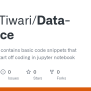 GitHub - ShreyTiwari/Data-Science: This Repository Contains Basic Code Snippets That Can Help ...
