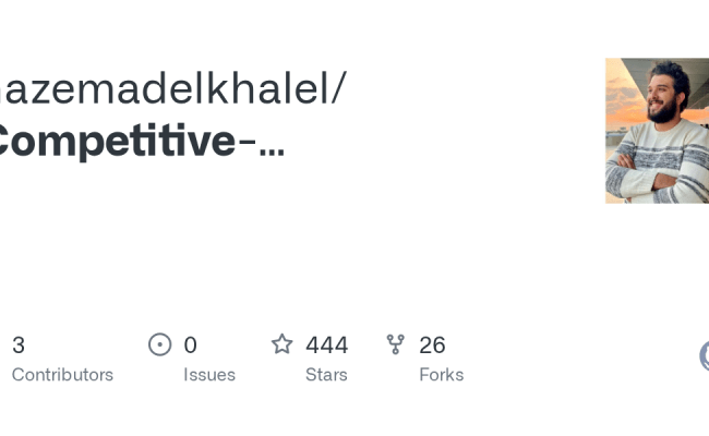 GitHub - Hazemadelkhalel/Competitive-Programming-Library